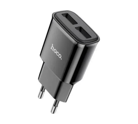 Сетевое зарядное устройство Hoco c88a star 2xusb, 2.4а (черный) 0L-00057528