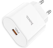 Сетевое зарядное устройство Hoco c94a metro 1xusb-c, 3а, pd20w, (белый) коробка, 6931474762177