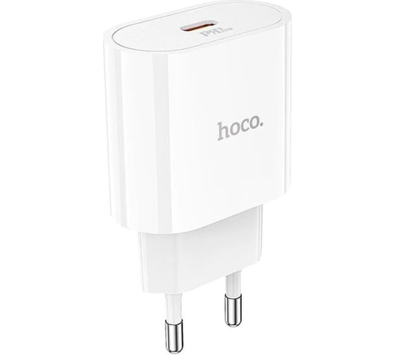 Сетевое зарядное устройство Hoco c94a metro 1xusb-c, 3а, pd20w, (белый) коробка, 6931474762177