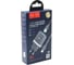 Сетевое зарядное устройство Hoco n1 ardent 1xusb, 2.4а, led + usb кабель type-c, 1м (черный) 0L-MG-WF339 7