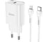 Сетевое зарядное устройство Hoco n14 1xusb-c, 3а, pd20w + usb-c кабель lightning 8-pin, 1м (белый) 0L-00050618 2