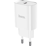Сетевое зарядное устройство Hoco n14 1xusb-c, 3а, pd20w, (белый) 0L-00050617