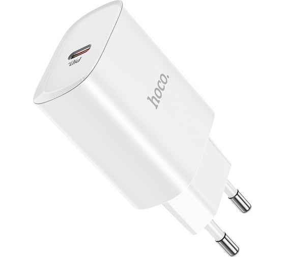 Сетевое зарядное устройство Hoco n14 1xusb-c, 3а, pd20w, (белый) 0L-00050617