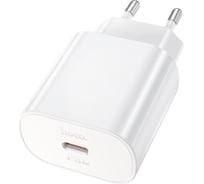 Сетевое зарядное устройство Hoco n22 jetta 1xusb-c, 3а, pd25w, qc3.0 (белый) 0L-00050940