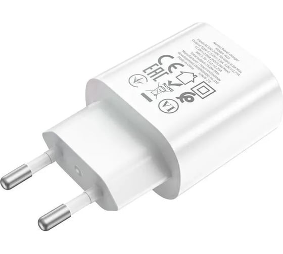Сетевое зарядное устройство Hoco n22 jetta 1xusb-c, 3а, pd25w, qc3.0 (белый) 0L-00050940