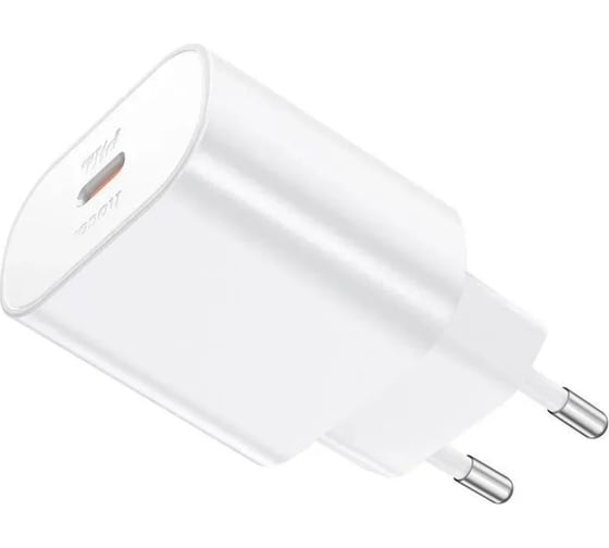 Сетевое зарядное устройство Hoco n22 jetta 1xusb-c, 3а, pd25w, qc3.0 (белый) 0L-00050940