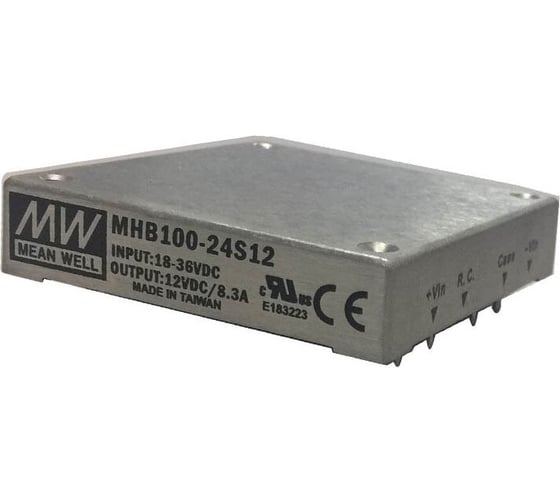 Преобразователь Mean Well MHB100-24S12 DC/DC 100Вт Т02010455 1