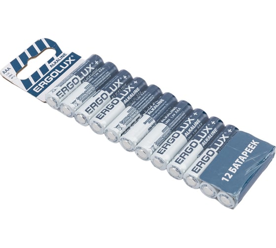 Батарейка Ergolux Alkaline bp12 lr03 промо 1.5в 15198