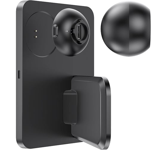 Беспроводное зарядное устройство Hoco cw33 ultra-charge 3в1 для смартфона/iwatch/tws, 15w/3w, 1м (черный) 0L-00051186