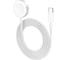 Беспроводное зарядное устройство Hoco cw46 для iwatch 1-8/se/se2/ultra, 5v/0.35a, магнитное, 1м (белый) 0L-00058986 3