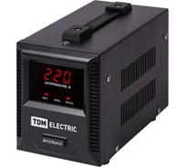 Стабилизатор напряжения TDM ELECTRIC БСР1-1,0 кВА электронный переносной SQ1201-0032