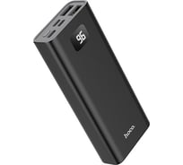 Внешний акб Hoco j46 star ocean 10000mah, 2xusb, 2а, led дисплей, li-pol (черный) 0L-00048225