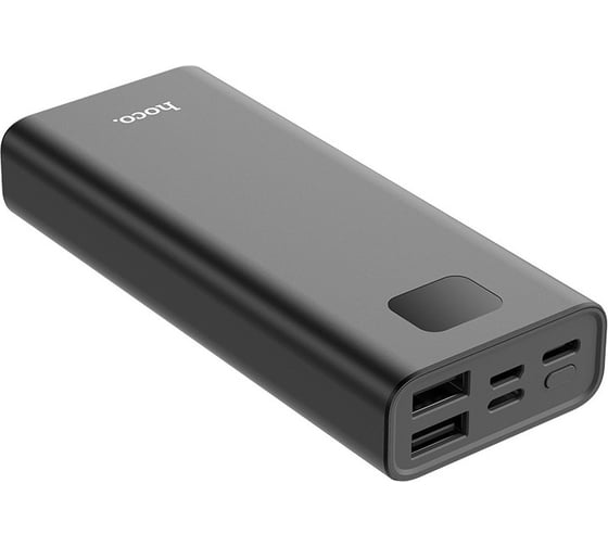 Внешний акб Hoco j46 star ocean 10000mah, 2xusb, 2а, led дисплей, li-pol (черный) 0L-00048225