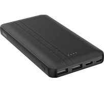 Внешний акб Hoco j48 nimble 10000mah, 2xusb, 2а, led, li-ion (черный) 0L-00048224
