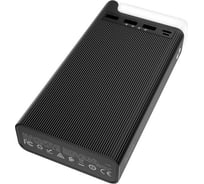 Внешний акб Hoco j62 jove 30000mah, 3xusb, 2а, led, светильник, li-pol (черный) 0L-00049113
