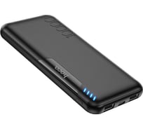 Внешний акб Hoco j82 easylink 10000mah, 2xusb, 2а, led, li-pol (черный) 0L-00053130
