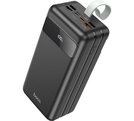 Внешний акб Hoco j86b powermaster 60000mah, 4xusb, 2xusb-c, 1xmicrousb, 3а, pd20w, qc3.0, led диспей 0L-00057080