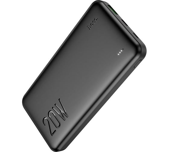 Внешний акб Hoco j87 tacker 10000mah, 1xusb, 1xusb-c, 3а, qc3.0, pd20w, led, li-pol (черный) 0L-00054474 1