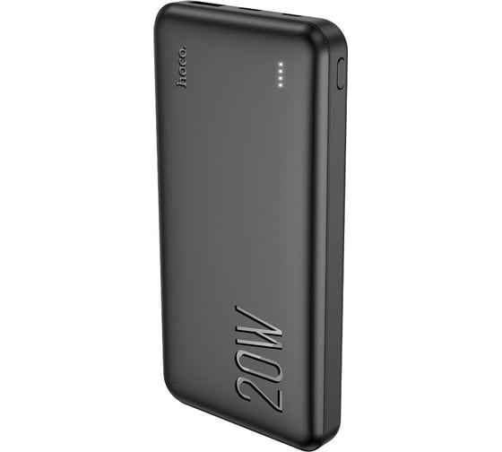 Внешний акб Hoco j87 tacker 10000mah, 1xusb, 1xusb-c, 3а, qc3.0, pd20w, led, li-pol (черный) 0L-00054474