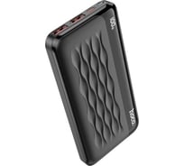 Внешний акб Hoco j90 fully 10000mah, 2xusb, 2xusb-c, 3а, qc3.0, pd20w, led, li-pol (черный) 0L-00055140