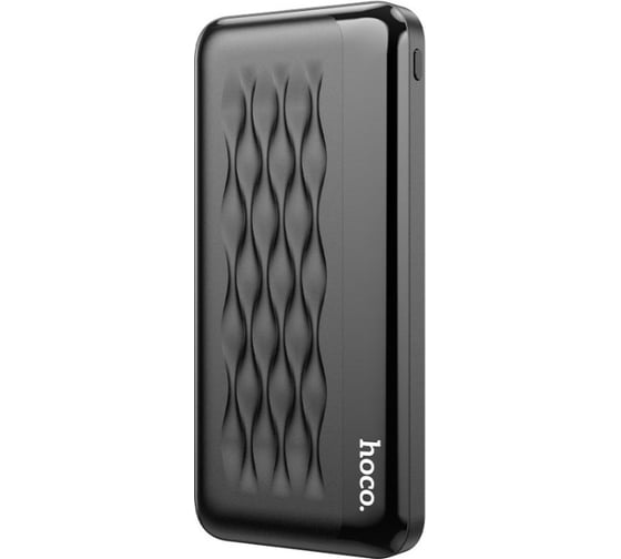 Внешний акб Hoco j90 fully 10000mah, 2xusb, 2xusb-c, 3а, qc3.0, pd20w, led, li-pol (черный) 0L-00055140