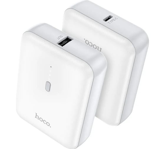 Внешний акб Hoco j96 strider 5000mah, 1xusb, 2а, li-ion (белый) 0L-00057522