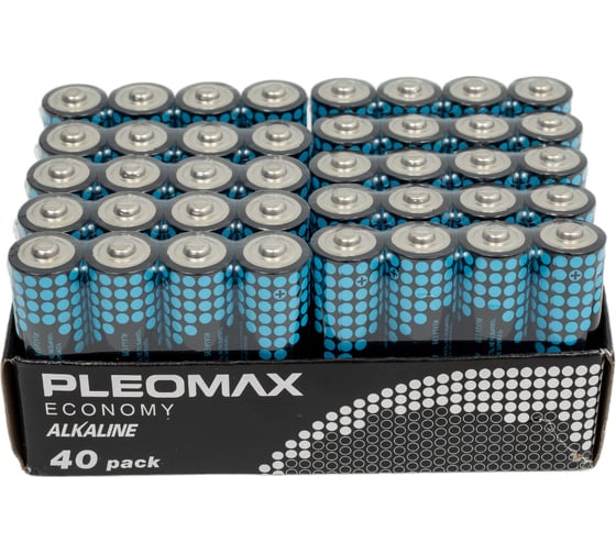 Батарейки Pleomax LR6 40 bulk Economy Alkaline (40/720/17280) Б0059835