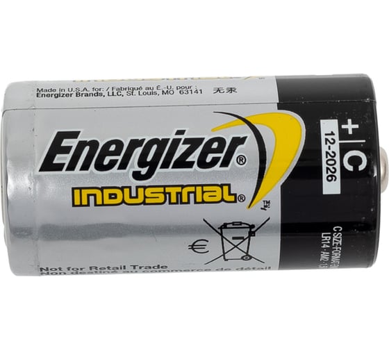 Батарейки Energizer Industrial LR14/E93/C DP12 коробка 12 шт. 7638900361070