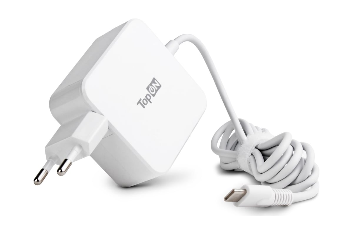 Блок питания для ноутбука hp TopOn 5v-2a - 20v-2.25 45w usb type-c ...