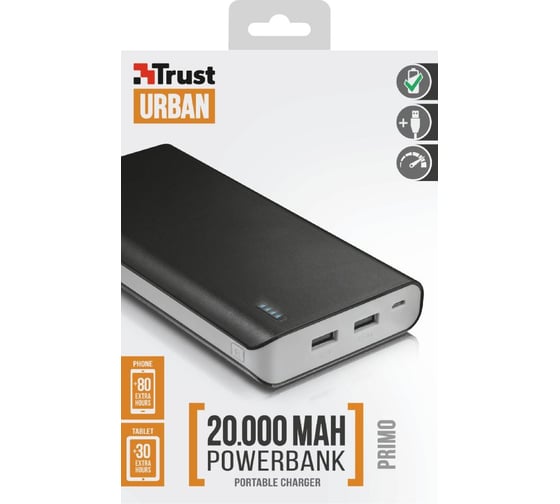 Powerbank Trust PRIMO 20000mAh 21795