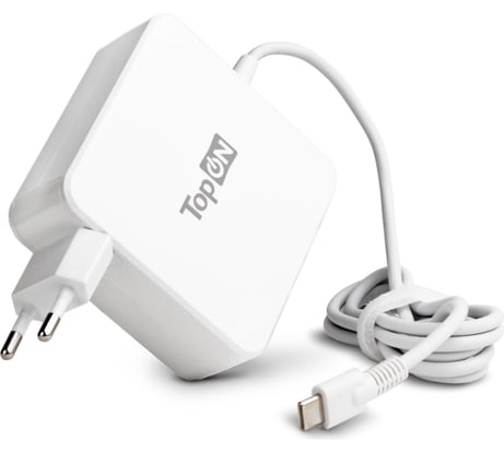Блок питания для ноутбука lenovo TopOn 20v 5a 100w a20-100p1a usb type-c белый TOP-LE100QW