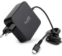 Блок питания для lenovo TopOn 20v 3.25a 65w usb type-c формфактор квадрат, черный TOP-LE65Q