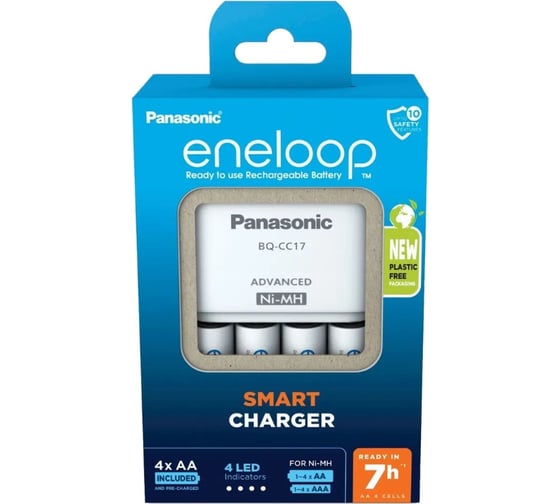 Зарядное устройство Panasonic eneloop K-KJ17MCD40E Advanced Charger 4AA 2000 УТ-00000543