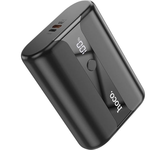 Внешний акб Hoco q3 pro 10000mah, 1xusb, 1xusb-c, 1xmicrousb, 3а, pd20w, qc3.0, led дисплей, li-pol 0L-00057077