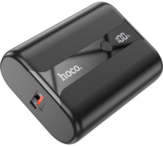 Внешний акб Hoco q3 pro 10000mah, 1xusb, 1xusb-c, 1xmicrousb, 3а, pd20w, qc3.0, led дисплей, li-pol 0L-00057077