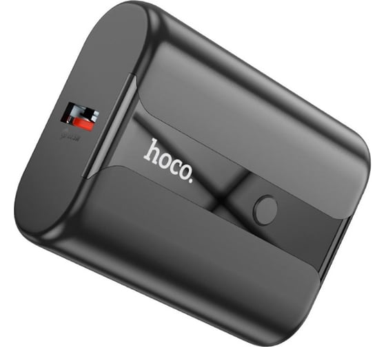 Внешний акб Hoco q3 pro 10000mah, 1xusb, 1xusb-c, 1xmicrousb, 3а, pd20w, qc3.0, led дисплей, li-pol 0L-00057077