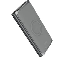 Внешний акб Hoco с бзу q6 aegis 10000mah, 1xusb, 2xusb-c, 3а, qc3.0, pd18w, qi10w, led, li-pol темно-серый 0L-00053128
