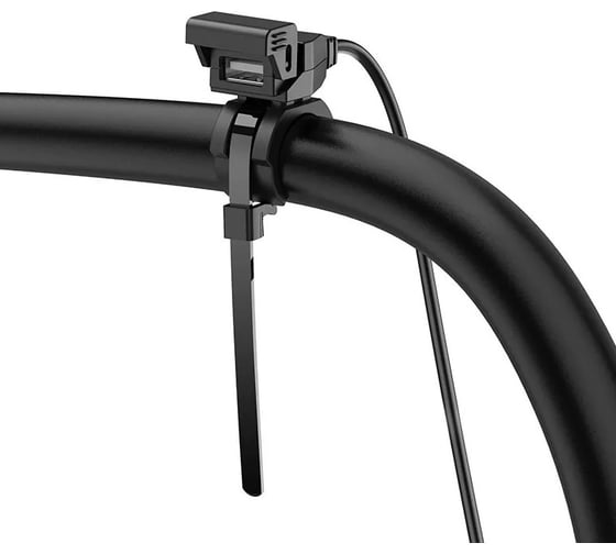 Зарядное устройство для мото z45 1xusb, 2.4а, влагозащита, 1.5м (черный) Hoco 0L-00053132