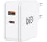 Сетевое зарядное устройство Bion gan, usb-a + usb-c, powerdelivery, 65 вт, белый BXP-GAN-PD-AC-65W 1