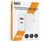 Сетевое зарядное устройство Bion gan, usb-a + usb-c, powerdelivery, 65 вт, белый BXP-GAN-PD-AC-65W 2