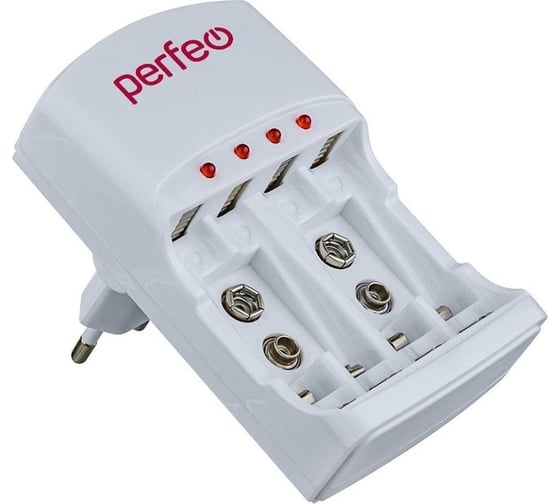 Зарядное устройство Perfeo PF-VN-421 Ni-MH/CD, 220V, 4 слота, AA/AAA/9V, таймер 30015283