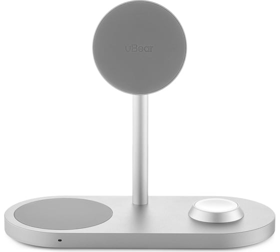 Беспроводное зарядное устройство uBear Stage Pro, 3-в-1, MagSafe совместимое WL07SL31-AD