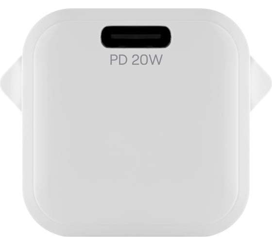 Сетевое зарядное устройство uBear Pulse, GaN, 20 Вт WC09WHPD20-C