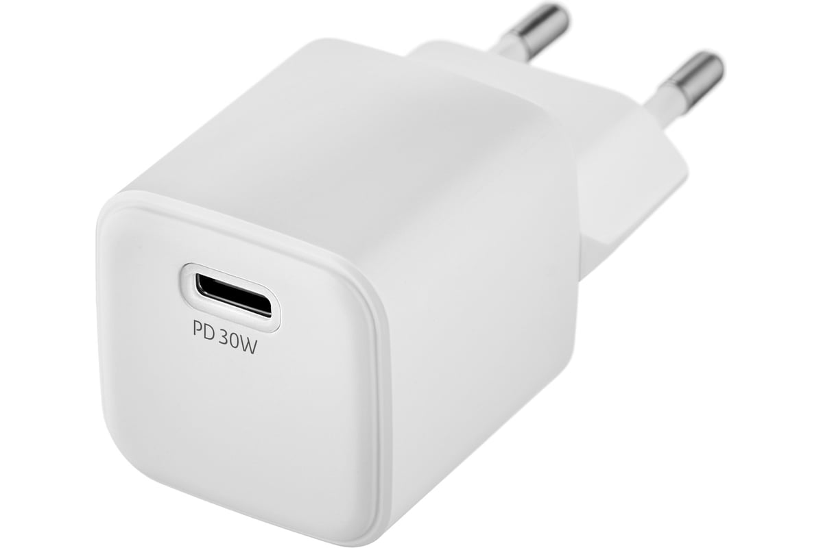 Зарядное устройство uBear Select Pro GaN wall charger WC04WHPD30-C -  выгодная цена, отзывы, характеристики, фото - купить в Москве и РФ