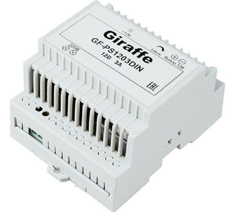 Блок питания на DIN рейку Giraffe GF-PS1203DIN gf0400