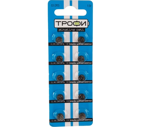 Элемент питания Трофи G3 392 LR736, LR41 C0035065