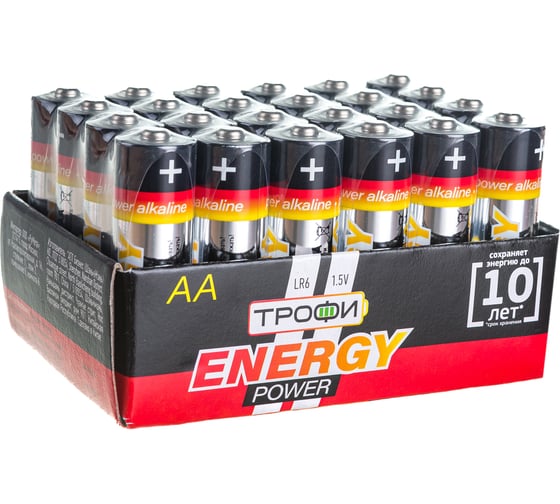Батарейки Трофи LR6-24 bulk Б0035376