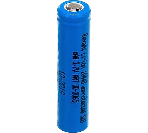 Аккумулятор Rexant Li-ion 10440 unprotected 320 mAH 3.7 В 10 штук 30-2065