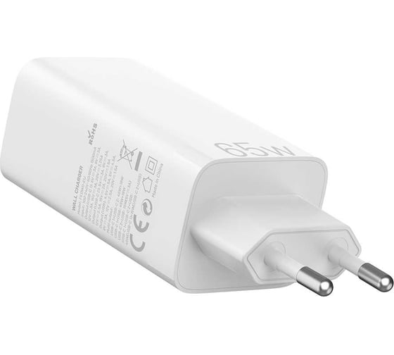 Сетевое зарядное устройство VENTION на 3 порта 65W USB (C+C+A) 2.4A Белый, шт. FEDW0-EU