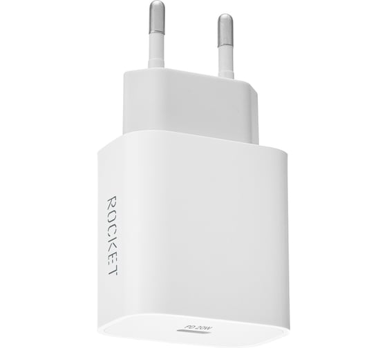Сетевое зарядное устройство ROCKET Space 20W, USB-C RWC503WH20SP-C